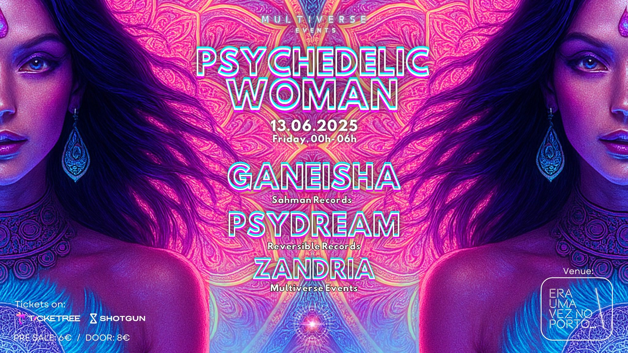 Psychedelic Womens Day Multiverse Events
