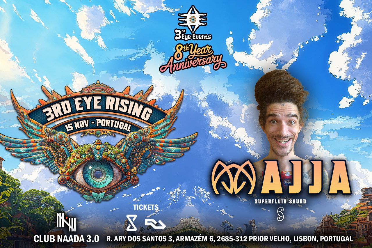 3rd Eye Rising 15 Nov Portugal with the legendary AJJA