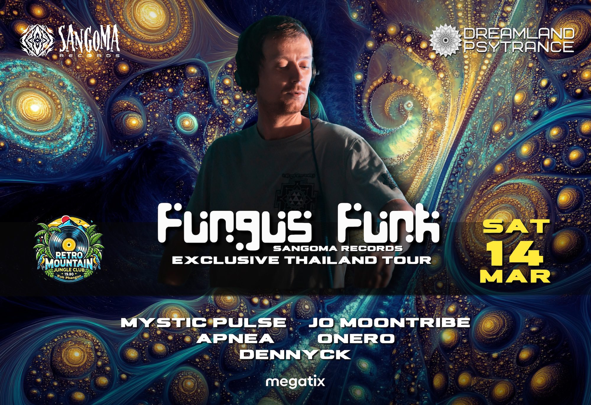 Fungus Funk Exclusive 2h set in Koh Phangan by Dreamland Psytrance Jungle Party